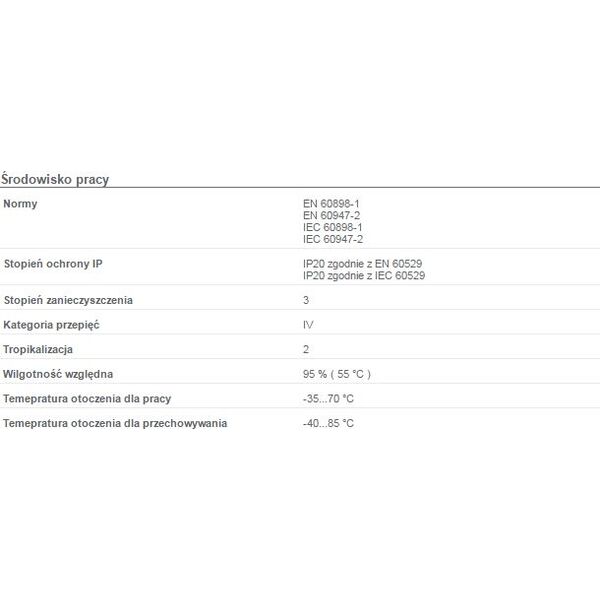 Schneider Electric Wyłącznik nadprądowy 4P 63A charakterystyka C (A9F04463) 3311991 3606480440878