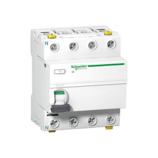 Schneider Wyłącznik różnicowoprądowy iID-40-4-100-AC 40A 4-biegunowy 100mA typ AC (A9Z12440) 3312335 3606480442391