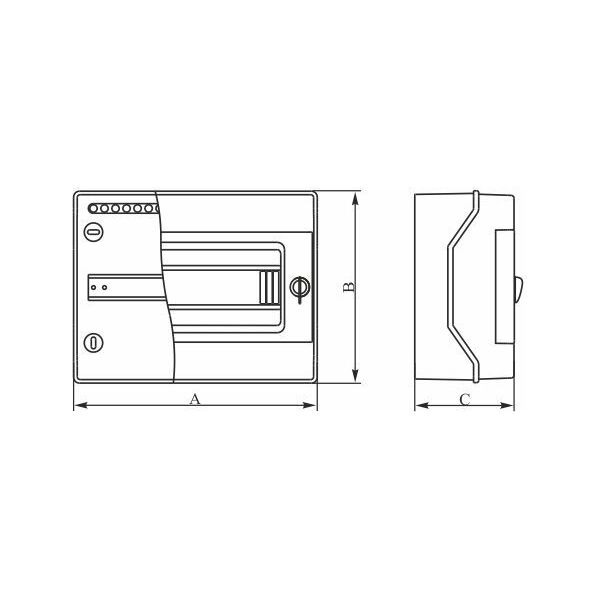 Elektro-Plast Rozdzielnica modułowa 3x18 natynkowa hermetyczna RH-54/3 (36.154) 3313038 5905548288499