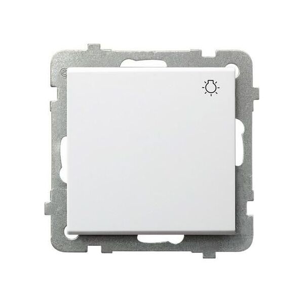Ospel Przycisk światło Sonata 10AX IP20 biały (ŁP-5R/m/00) 3314267 5907577444105