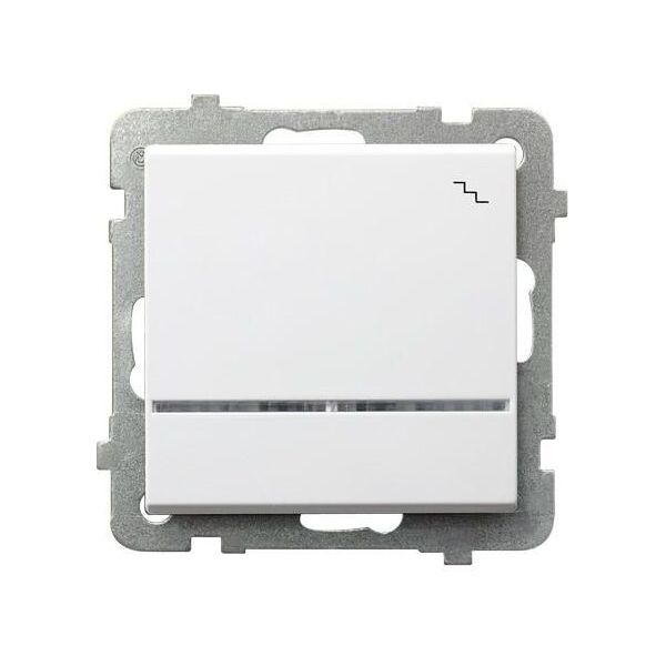 Ospel Łącznik schodowy Sonata pojedynczy 16AX IP20 biały (ŁP-3R/m/00) 3314299 5907577444082