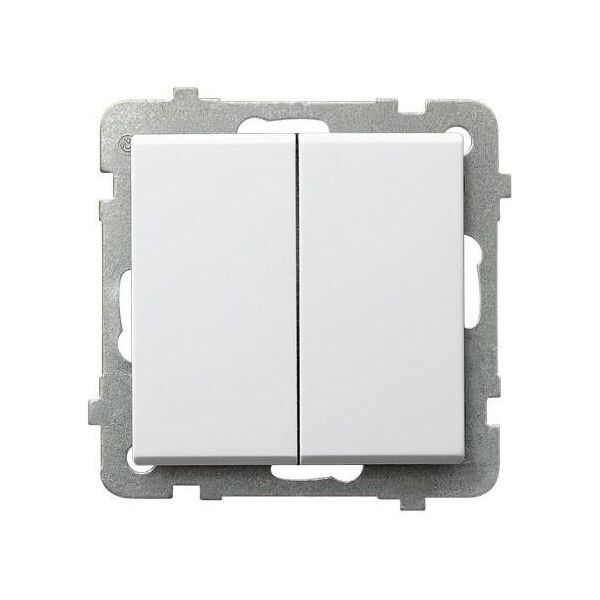 Ospel Łącznik podwójny Sonata zwierny 10AX IP20 biały (ŁP-17R/m/00) 3314412 5907577446017