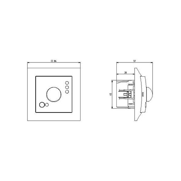 Ospel Elektroniczny czujnik ruchu Impresja biały (ŁP-16Y/m/00) 3314443 5907577437787