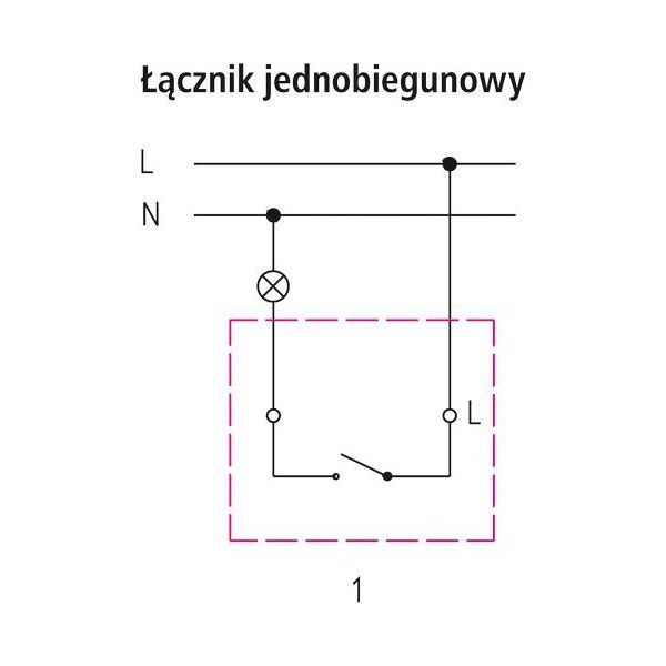 Ospel Łącznik pojedynczy Impresja złoty metalik (ŁP-1Y/m/28) 3314453 5907577440084