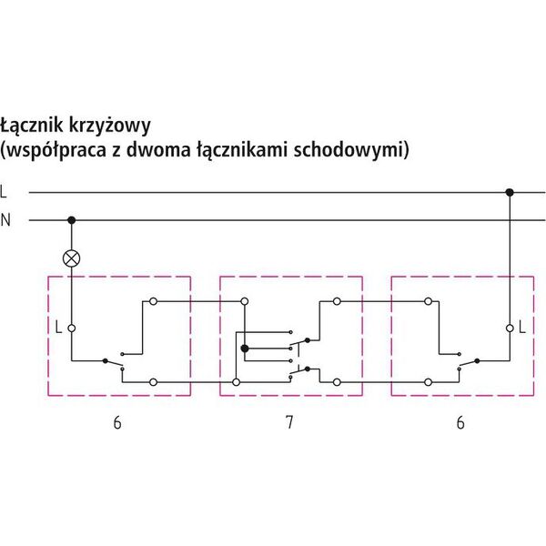 Ospel Łącznik krzyżowy Impresja tytan (ŁP-4Y/m/23) 3314507 5907577438784