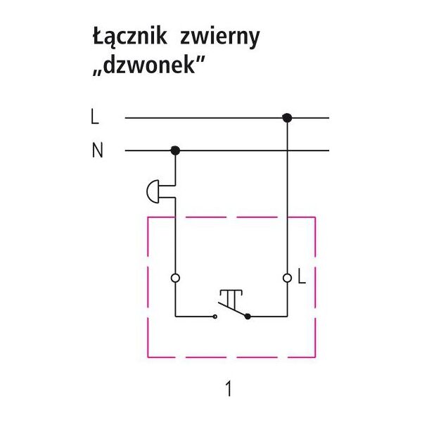 Ospel Łącznik zwierny Impresja srebrny (ŁP-6Y/m/18) 3320224 5907577439583