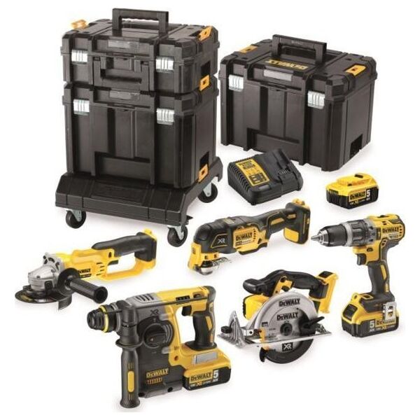 Zestaw elektronarzędzi Dewalt 13-elementowy (DCK654P3T) 3320398 5035048646106