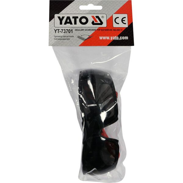 Yato okulary ochronne szare z paskiem (YT-73701) 3321980 5906083001307