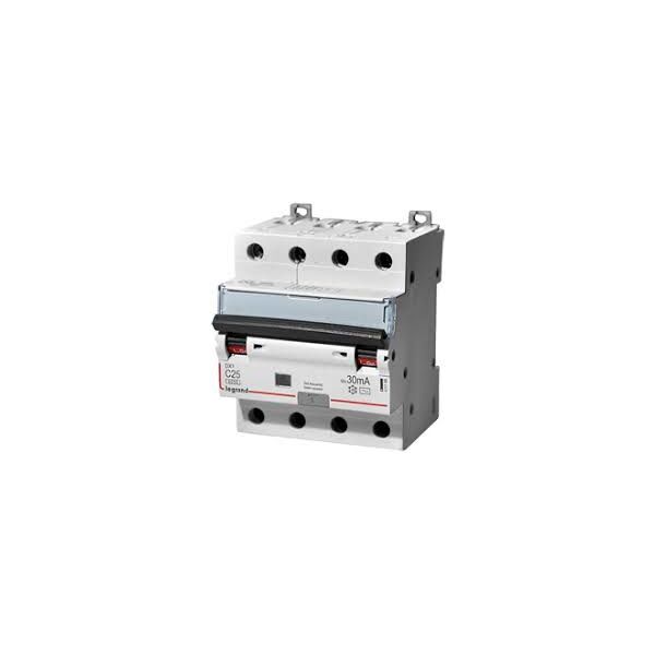 Legrand Wyłącznik różnicowo-nadprądowy 4P 25A C 0,03A typ AC P314 DX3 (411188) 3321990 3245064111881