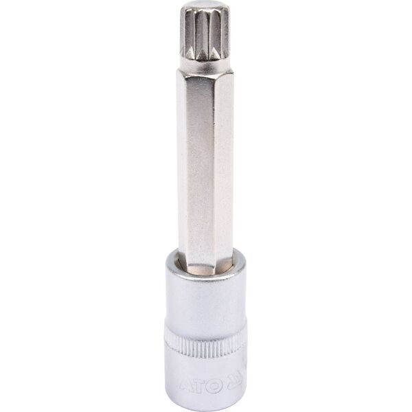 Yato Nasadka trzpieniowa Spline 1/2" M12 x 100mm długa (YT-04354) 3324047 5906083043543