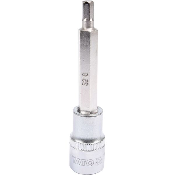 Yato Nasadka trzpieniowa imbusowa hex 1/2" H6 x 100mm długa (YT-04392) 3324056 5906083043925
