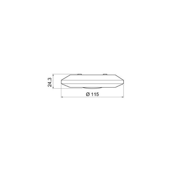 GTV Czujnik ruchu CR-3 MINI 2000W 220-240V AC 50/60Hz 360° (CR-CR3M00-00) 3328441 5901867146083