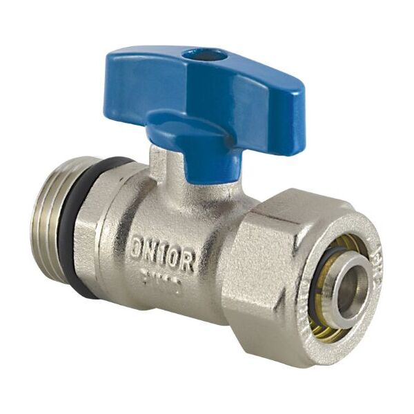 Ferro Zawór kulowy wodny 1/2" z motylkiem niebieski (KPEX16-BH) 3336160 5902194946902