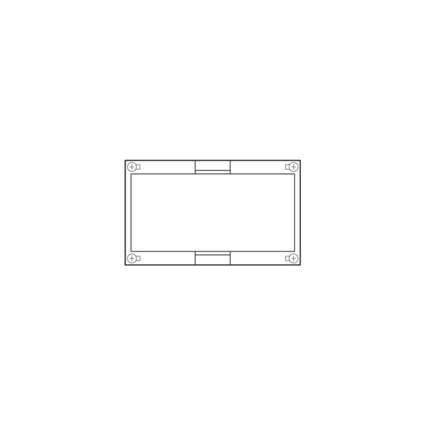 Hager Blok z pokrywa pełną pusty 150 x 250 x 125mm Univers N (UD11F1) 3342710 3250616141636