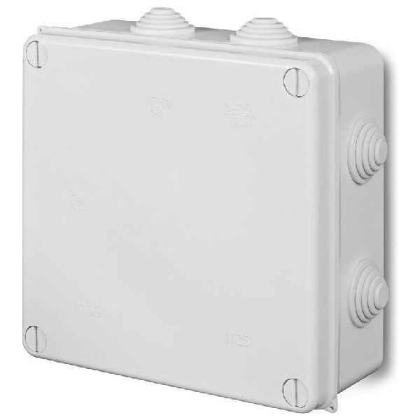 Elektro-Plast Puszka natynkowa hermetyczna pusta 167 x 167 x 75mm IP55 biała (PK-7 0238-01) 3342835 5901130484225