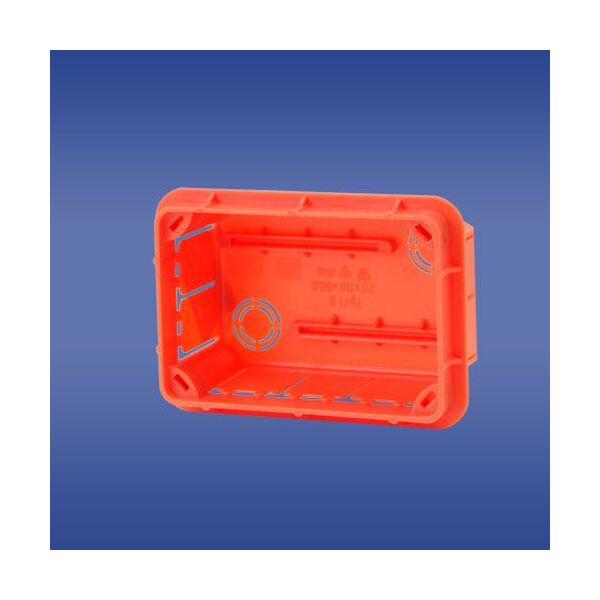 Elektro-Plast Puszka podtynkowa 76 x 116 x 52mm pomarańczowa (11.2) 3342865 5903978376397
