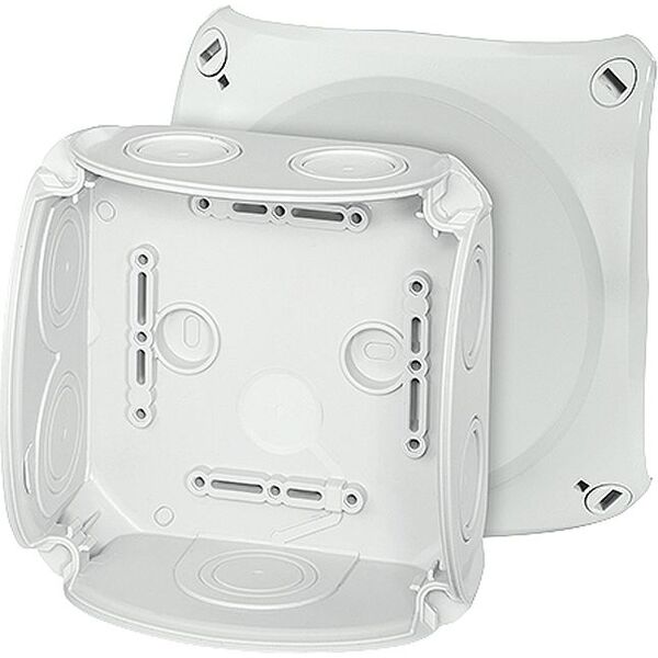Hensel Puszka odgałęźna 130 x 130 x 77 bez zacisków IP66 szara DK 0600 GZ (62000153) 3343070 4012591125440