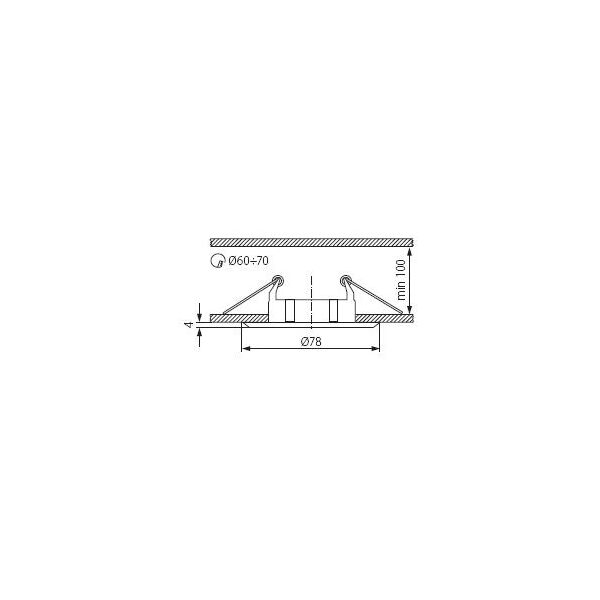 Kanlux Sufitowa oprawa punktowa BASK CTC-5514-MPC/N matowo perłowy chrom/nikiel (02814) 3343417 5905339028143