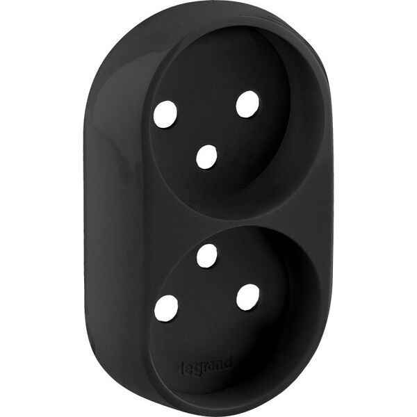 Legrand VALENA ALLURE Plakietka gniazda podwójnego 2x2p+z (753998) 3367863 3414970753717