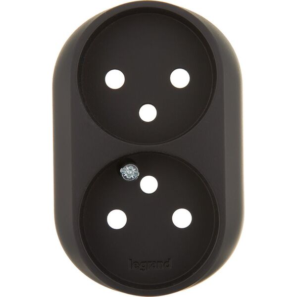 Legrand VALENA ALLURE Plakietka gniazda podwójnego 2x2p+z (753998) 3367863 3414970753717