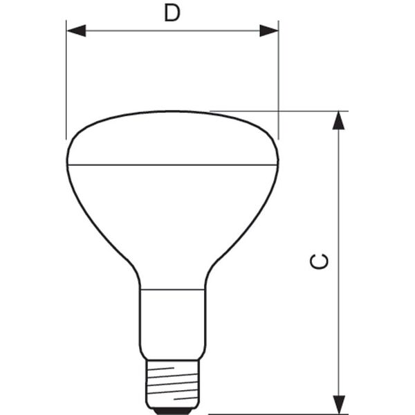 Philips Promiennik podczerwieni 375W R125 IR CL 1CT 3370254 8711500126597