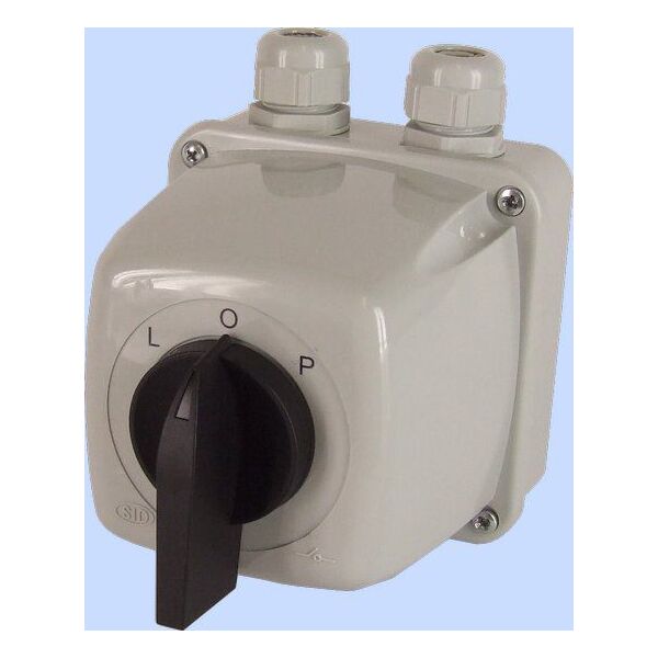 Elektromet Łącznik krzywkowy L-0-P 3P 25A w obudowie IP65 Łuk 25-43 (922530) 3370325 5906197481262