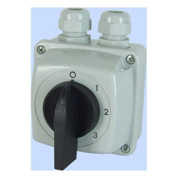 Elektromet Łącznik krzywkowy 0-1-2-3 3P 16A w obudowie IP44 Łuk E16-63 (951662) 3370337 5906197480470