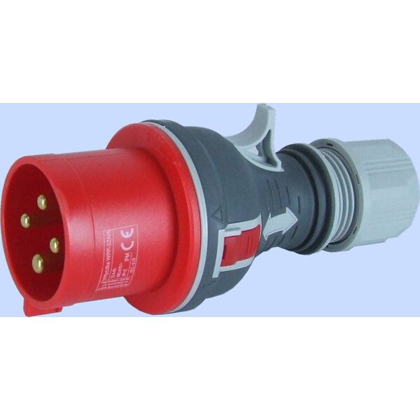 Elektromet Wtyczka przenośna prosta czerwona TWIST 4P 32A 400V (922076) 3370443 5906197488094