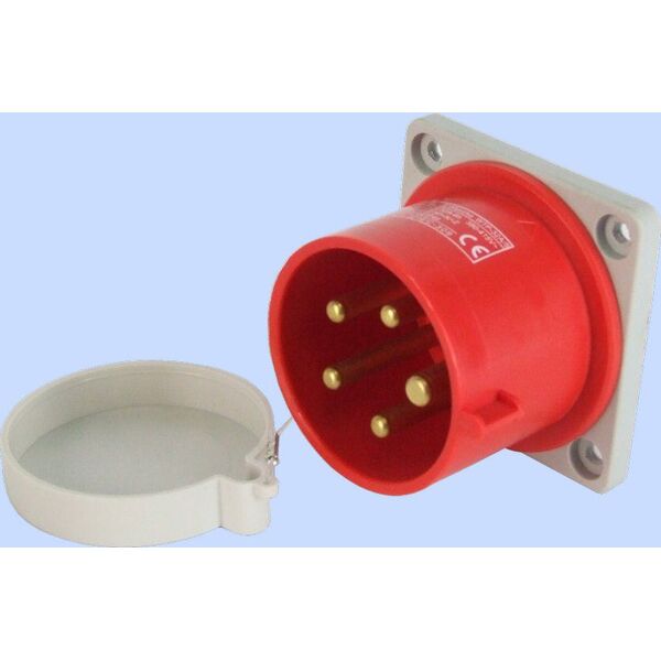 Elektromet Wtyczka tablicowa prosta czerwona 32A 400V IP44 (922035) 3370454 5906197487455