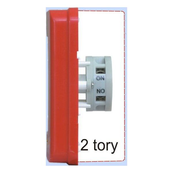 Elektromet Wyłącznik alarmowy 2Z 12A /WYŁĄCZNIK GŁÓWNY/ IP55 WG-2s (921441) 3370496 5906197486892