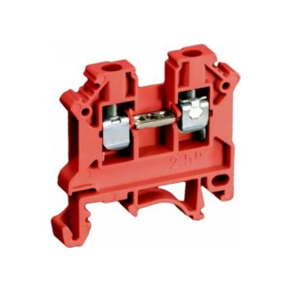 Simet Złączka szynowa 2-przewodowa 2,5mm2 czerwona ZSG1-2.5Nc (11221311) 3371596 5907813208461