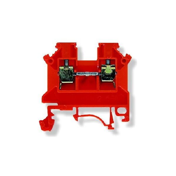 Simet Złączka szynowa 2-przewodowa 2,5mm2 czerwona ZSG1-2.5Nc (11221311) 3371596 5907813208461