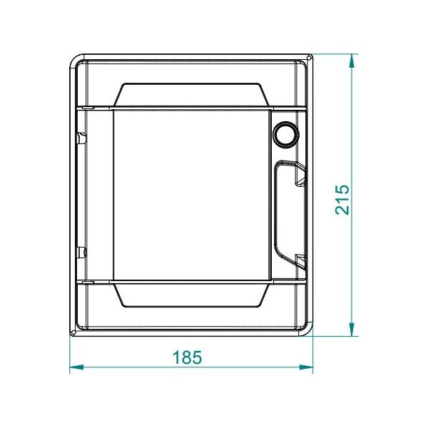 Elektro-Plast Rozdzielnica modułowa hermetyczna 1 x 6 natynkowa IP55 EP-LUX PLUS RN 1/6 (1960-01) 3372902 5901752634350