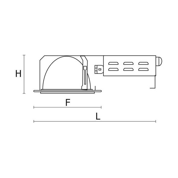 PXF Lighting Oprawa downlight Bari DL EVG 2 x 18W G24q-2 IP20 227mm (PX1489143) 3376348 5907671336580