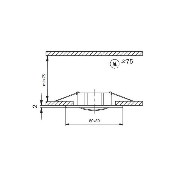 GREENLUX Oczko halogenowe 12V MR16 GU5,3 50W patynowy mosiądz (GXPL033) 3380104 8592660101866