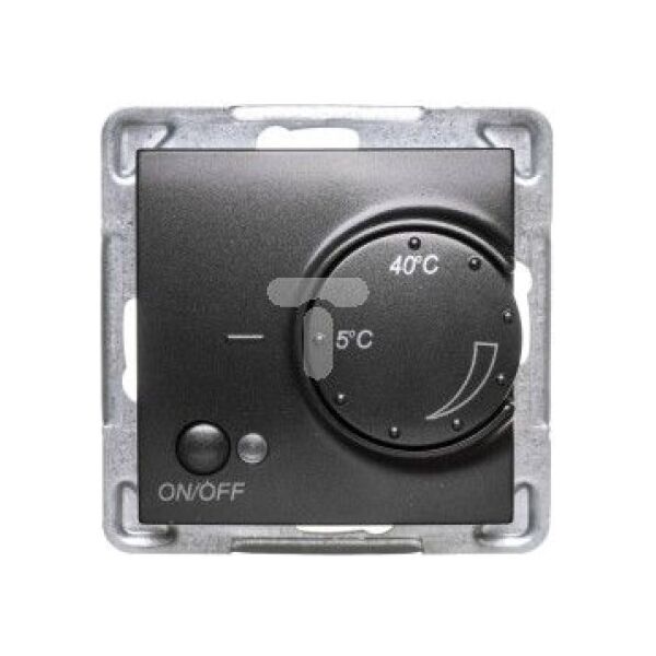 Ospel IMPRESJA Regulator temperatury /czujnik napowietrzny/ antracyt (RTP-1YN/m/50) 3380713 5907577461942