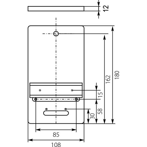Elektro-Plast Tablica licznikowa B/Z zegarowa 180x108mm szara T-Z (10.7) 3381175 5903978376359