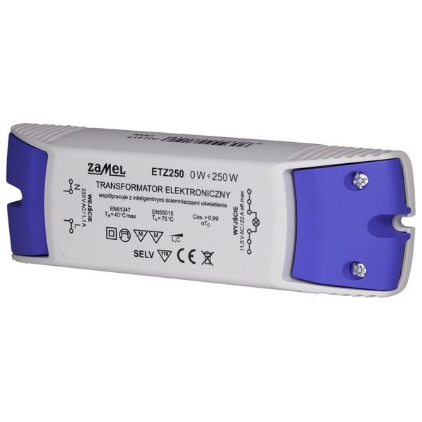 Zamel Transformator elektroniczny 230/11,5V 0-250W ETZ250 (LDX10000104) 3383532 5903669071518