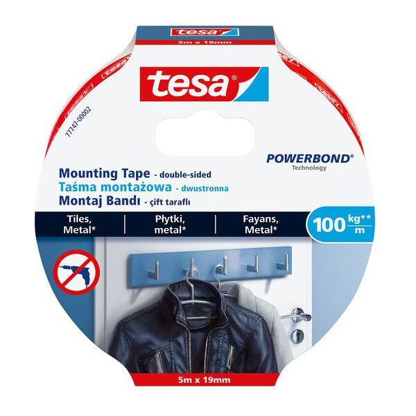 Tesa Taśma montażowa do płytek 19mm x 5m (H7774702) 3386178 4042448353702