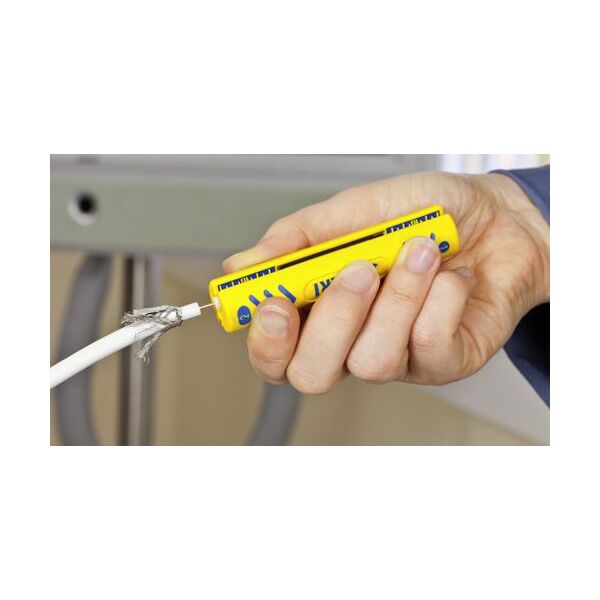 Jokari Szczypce do ściągania izolacji z przewodów antenowych 4,8 - 7,5mm Secura Coaxial No. 1 (30600) 3395684 4011391306004