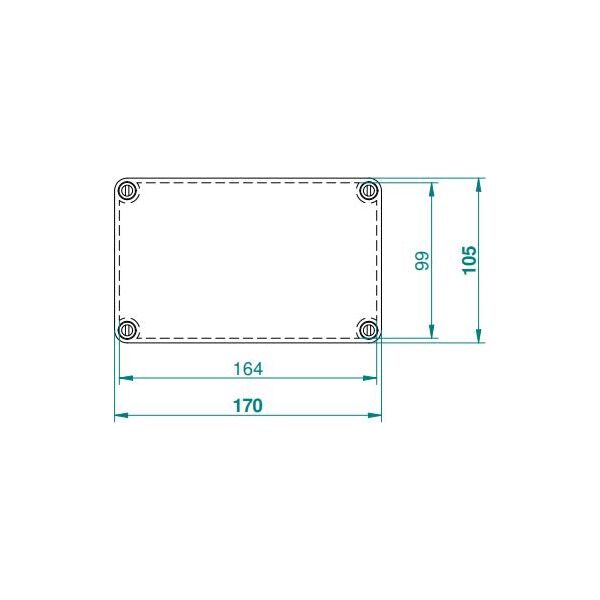 Elektro-Plast Puszka hermetyczna Industrial n/t 170 x 105 x 82 IP65 szara (2707-00) 3395753 5902431690711