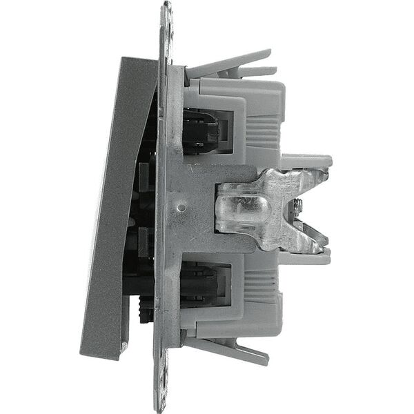 Schneider Electric Przycisk żaluzjowy Asfora bez ramki stal (EPH1300162) 3397357 3606480730894