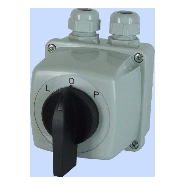 Elektromet Łącznik krzywkowy L-0-P 3P 25A IP44 Łuk E25-43 w obudowie (952542) 3398588 5906197480579