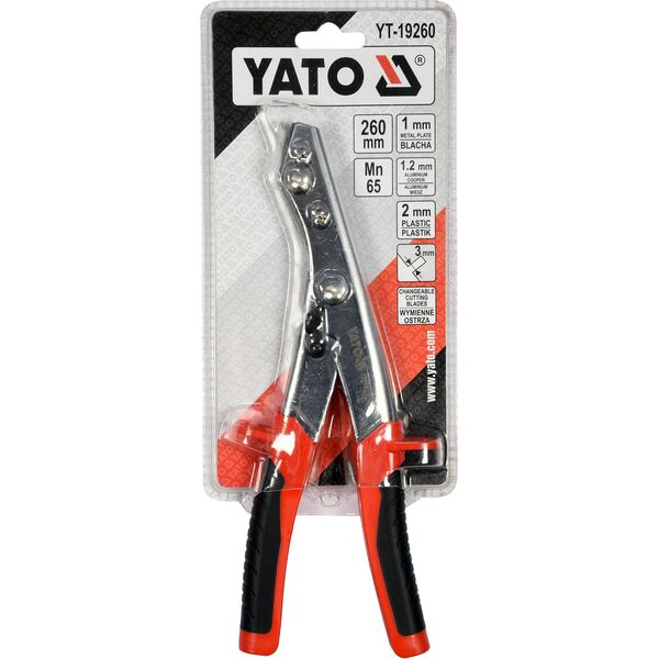 Yato Nożyce matrycowe do blachy (YT-19260) 3399467 5906083024382