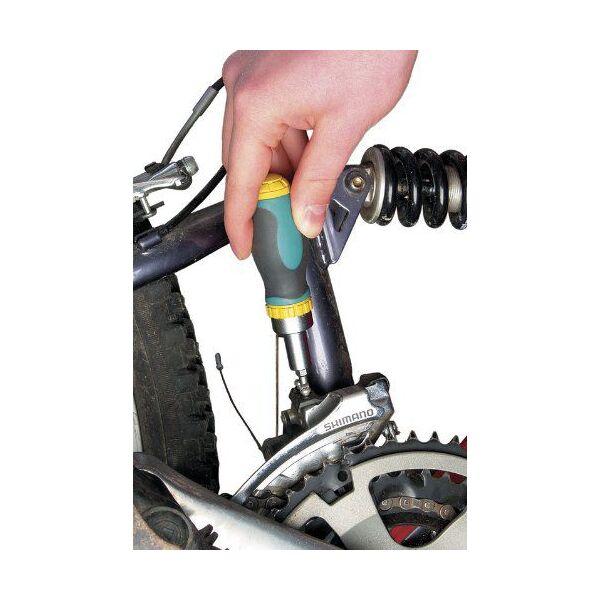 Wolfcraft Miniwkrętak z mechanizmem grzechotkowyn i 5 bitów (1237000) 3400158 4006885123700