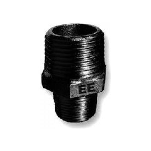 Odlewnia Zawiercie Nypel redukcyjny 11/2"x11/4" czarny nr 40 (5907791610812) 3402048 5907791610812