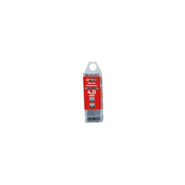 Wiertło AWTools do metalu kobaltowe walcowe 4mm 10szt. (AW42040) 3404571 5902198747703