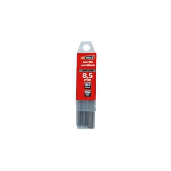 Wiertło AWTools kobaltowe walcowe 8,5mm 5szt. (AW42085) 3404572 5902198747857