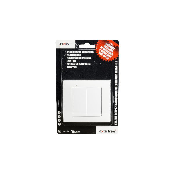 Zamel Radiowy nadajnik klawiszowy 4-kanałowy biały RNK-04/W 3405057 5903669080633