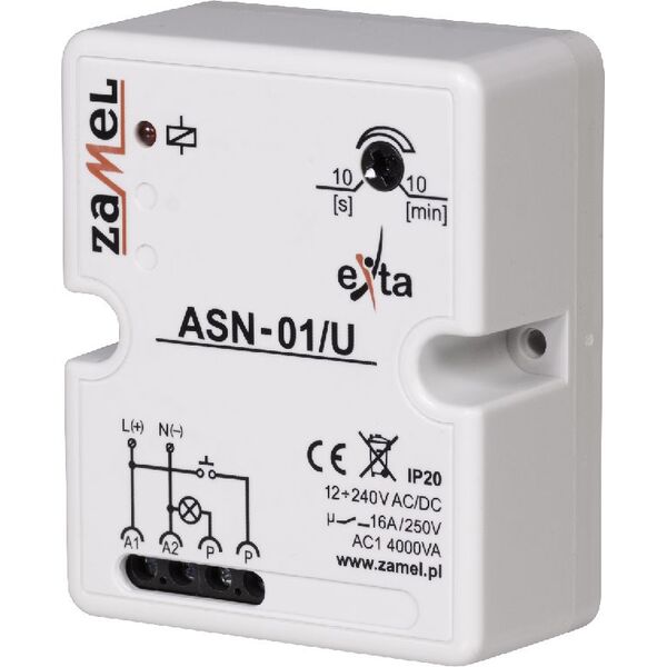Zamel Automat schodowy 12-240V AC/DC ASN-01/U (EXT10000011) 3405226 5903669016908